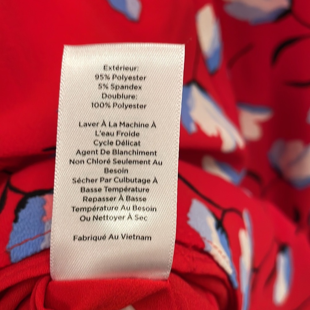 Talbots Flutter Sleeve Floral Dress NWT - Picture 9 of 10